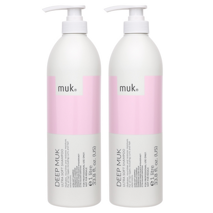 Muk Deep Ultra Soft Moisturising Shampoo 1000ml (2pc)