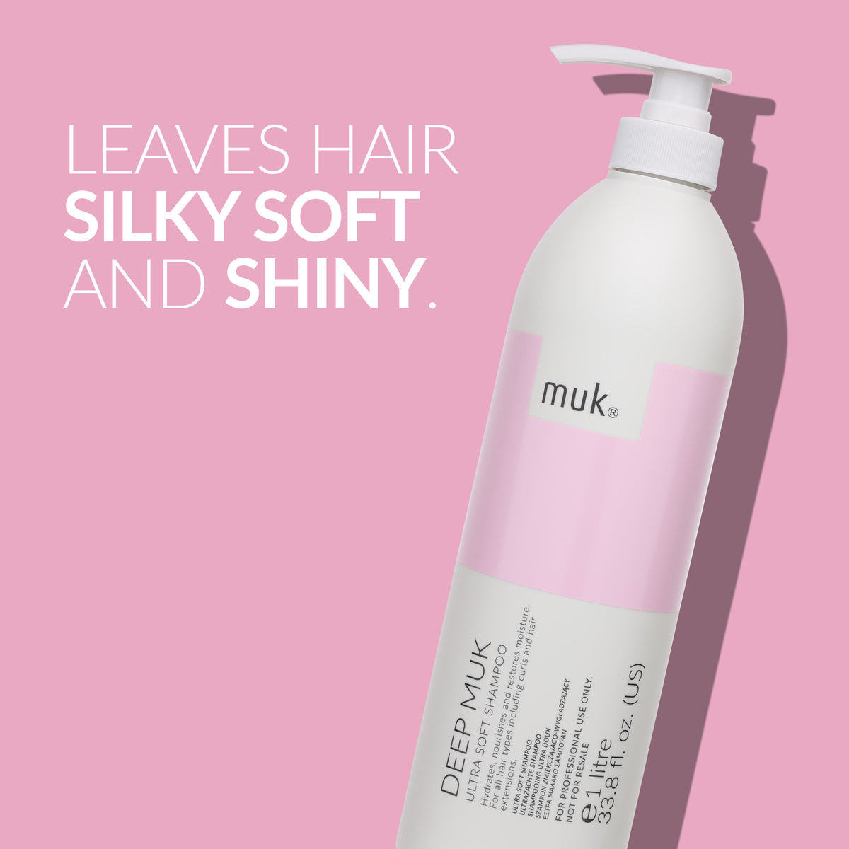 Muk Deep Ultra Soft Shampoo and 1 Minute Treatment 1000ml