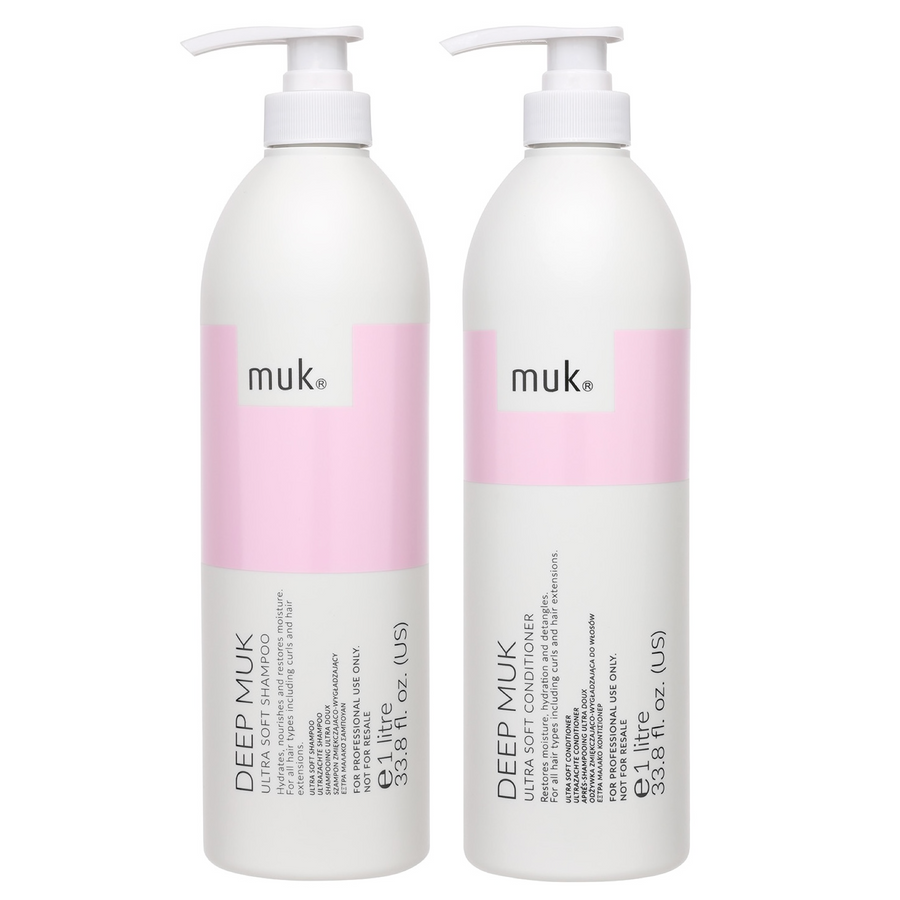 Muk Deep Ultra Soft Shampoo and Conditioner 1000ml