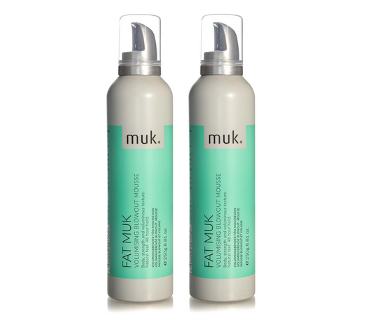 Muk Fat Muk Volumising Blowout Mousse 250g Duo