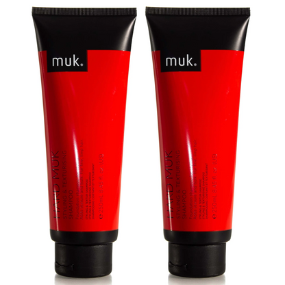 Muk Hard Muk Styling and Texturising Shampoo 250ml (2pc)