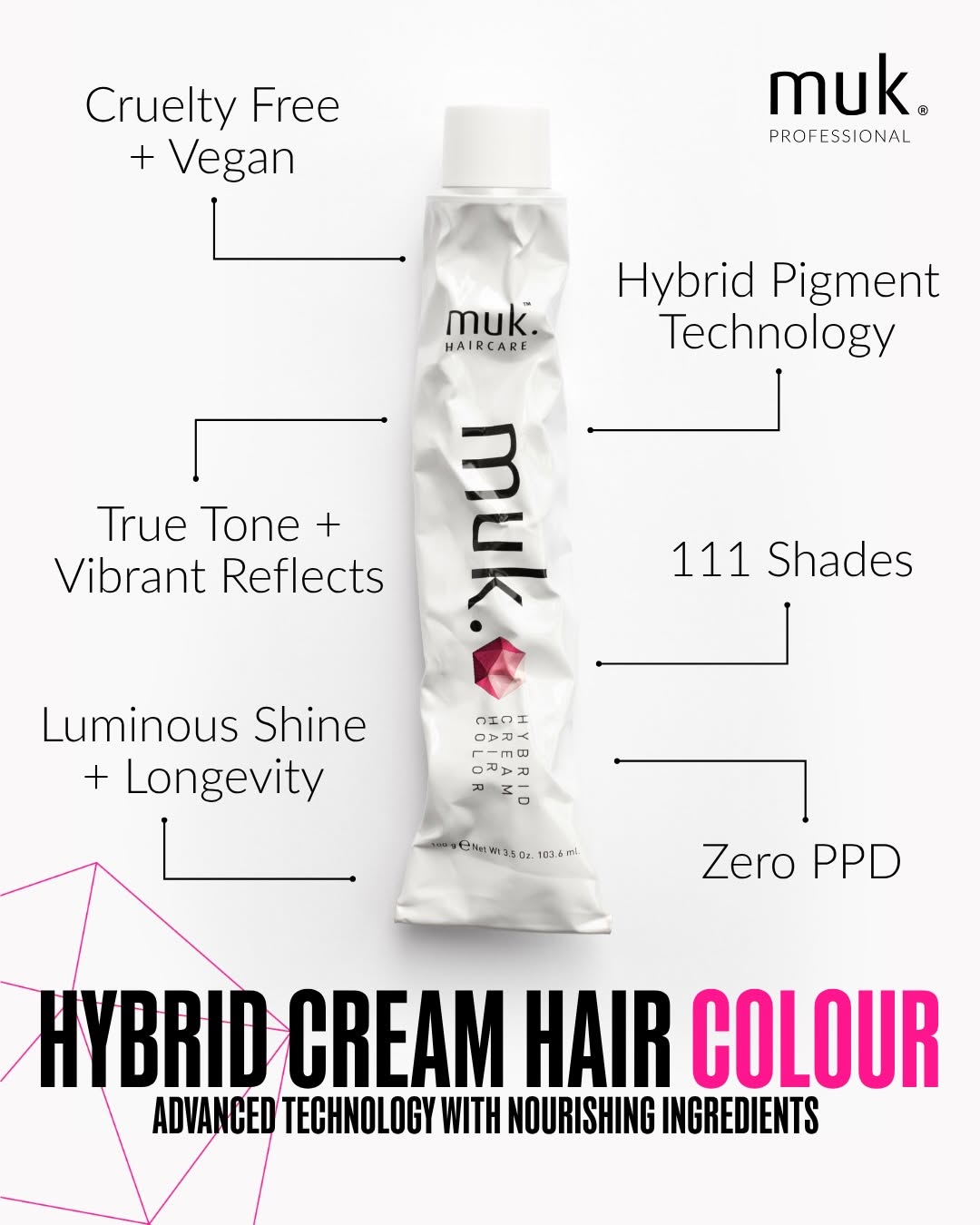 Muk Hybrid Cream Hair Color 100g