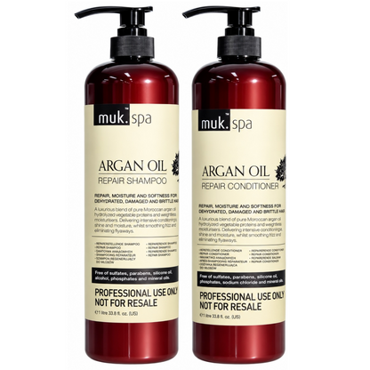 Muk Spa Argan Oil Repair Shampoo and Conditioner 1000ml