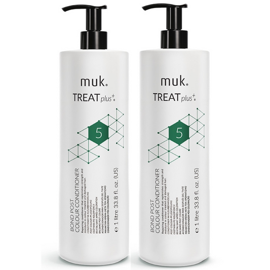 Muk Treat+ Bond Post Colour Conditioner 1000ml (2pc)