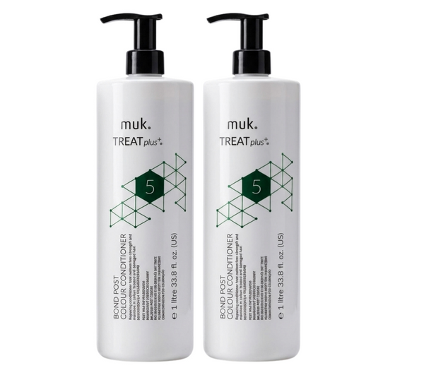 Muk Treat+ Bond Post Colour Conditioner 1000ml (2pc)