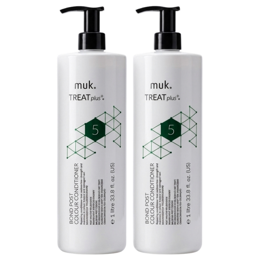 Muk Treat+ Bond Post Colour Conditioner 1000ml (2pc)