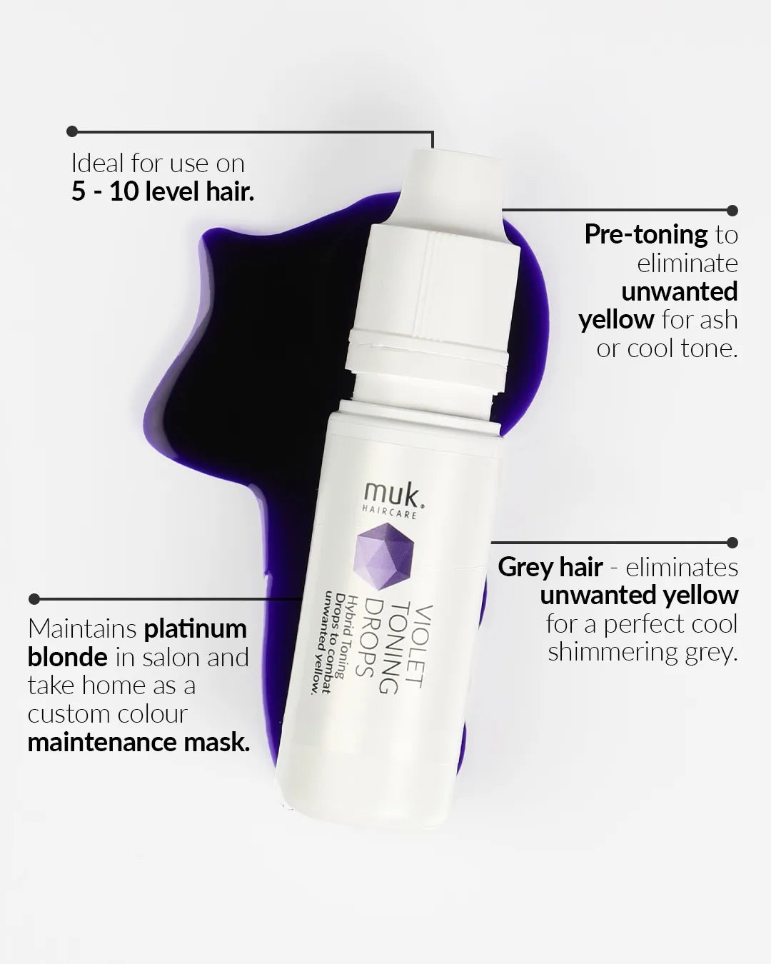 Muk Violet Toning Drops Hybrid Toning 20ml