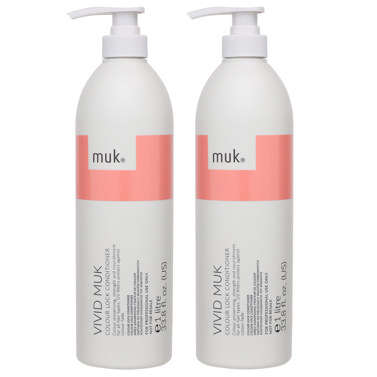 Muk Vivid Colour Lock Conditioner 1000ml (2pc)