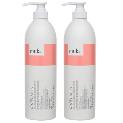 Muk Vivid Colour Lock Conditioner 1000ml (2pc)