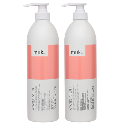Muk Vivid Colour Lock Shampoo 1000ml (2pc)