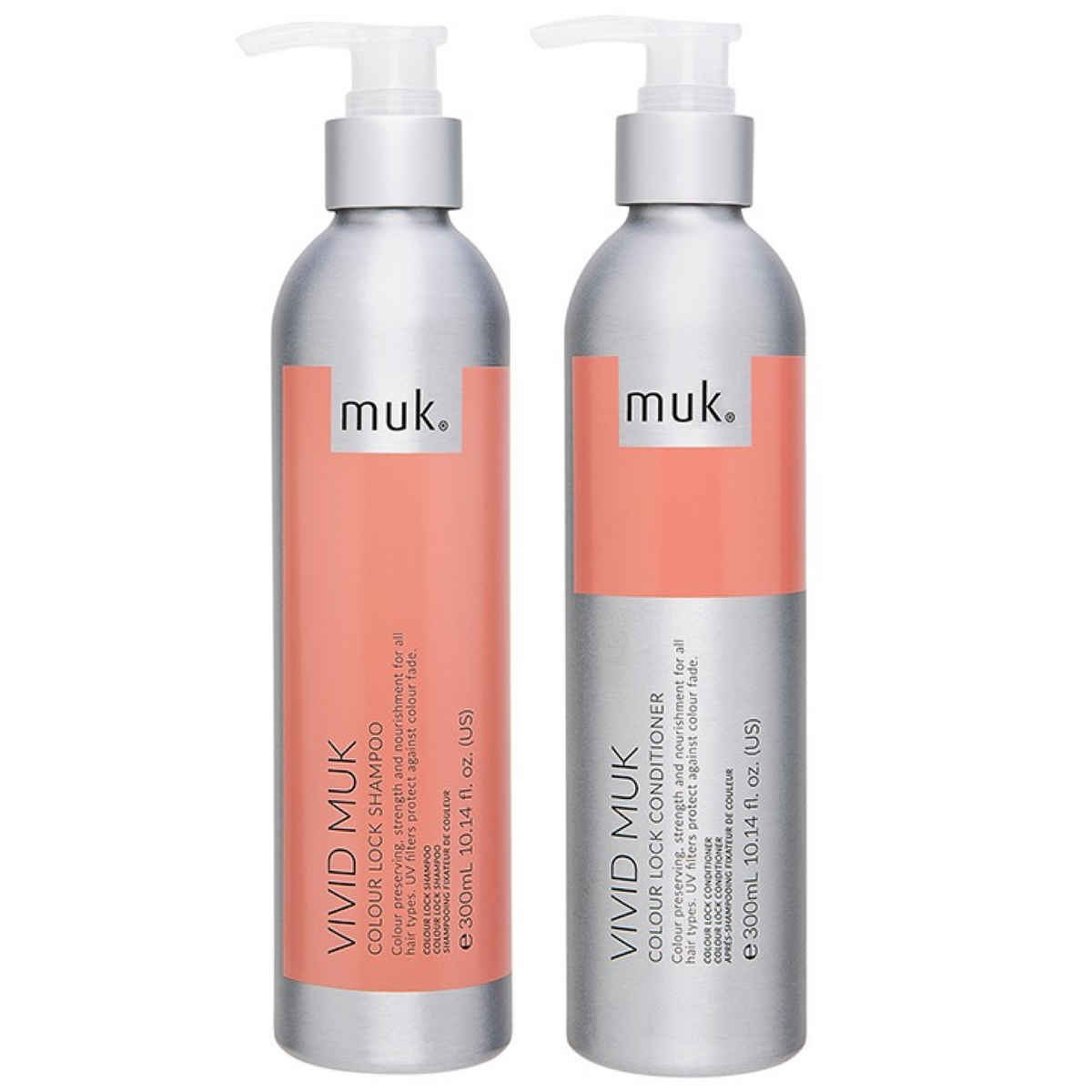 Muk Vivid Colour Lock Shampoo and Conditioner 300ml