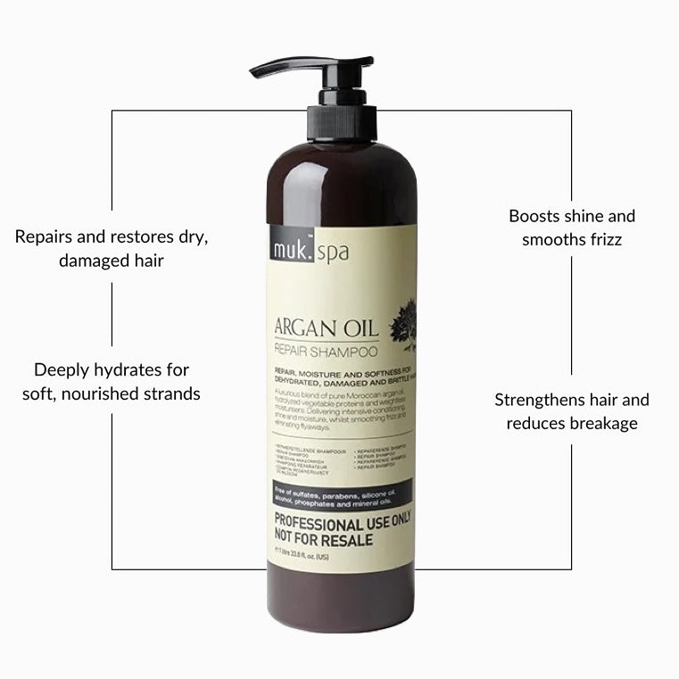 Muk Spa Argan Oil Repair Shampoo and Conditioner 1000ml