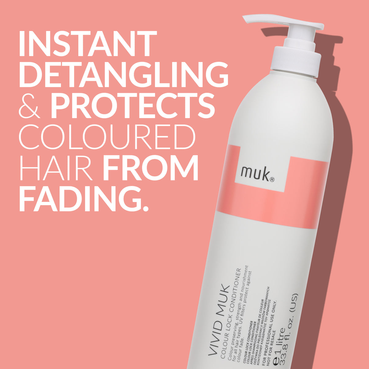 Muk Vivid Colour Lock Conditioner 1000ml (2pc)