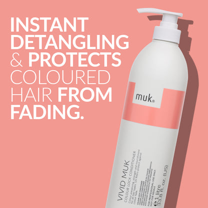 Muk Vivid Colour Lock Conditioner 1000ml (2pc)