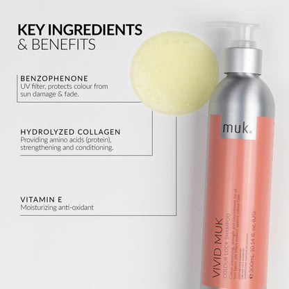 Muk Vivid Colour Lock Shampoo and Conditioner 300ml