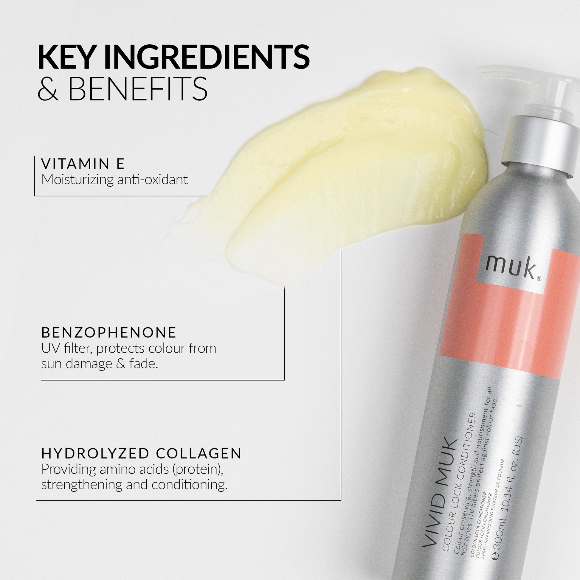 Muk Vivid Colour Lock Shampoo and Conditioner 300ml