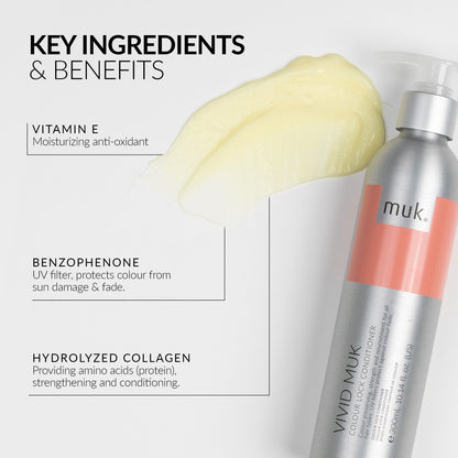 Muk Vivid Colour Lock Shampoo and Conditioner 300ml