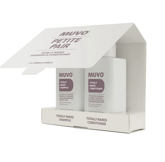 Muvo Totally Naked Shampoo and Conditioner 100ml Travel Pack
