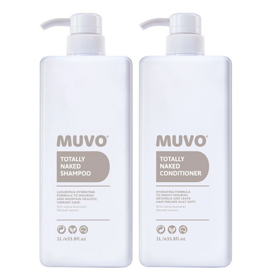 Muvo Totally Naked Shampoo and Conditioner 1000ml