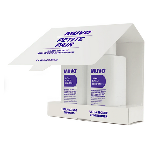 Muvo Ultra Blonde Shampoo and Conditioner 100ml Travel Pack