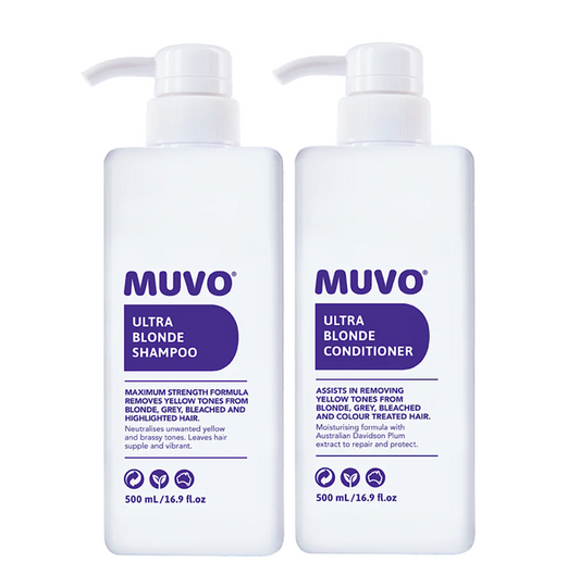 Muvo Ultra Blonde Shampoo and Conditioner 500ml
