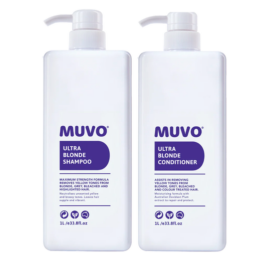 Muvo Ultra Blonde Shampoo and Conditioner 1000ml