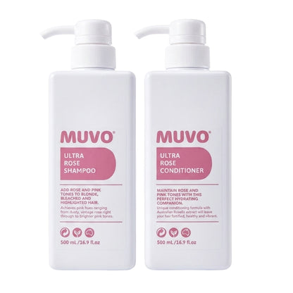 Muvo Ultra Rose Shampoo and Conditioner 500ml