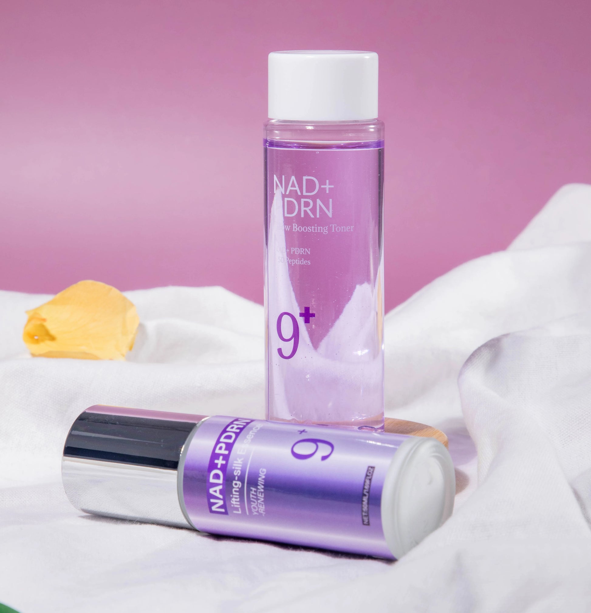 NAD + Salmon PDRN Glow Booster Toner 9+ Peptides Korean Beauty 120ml