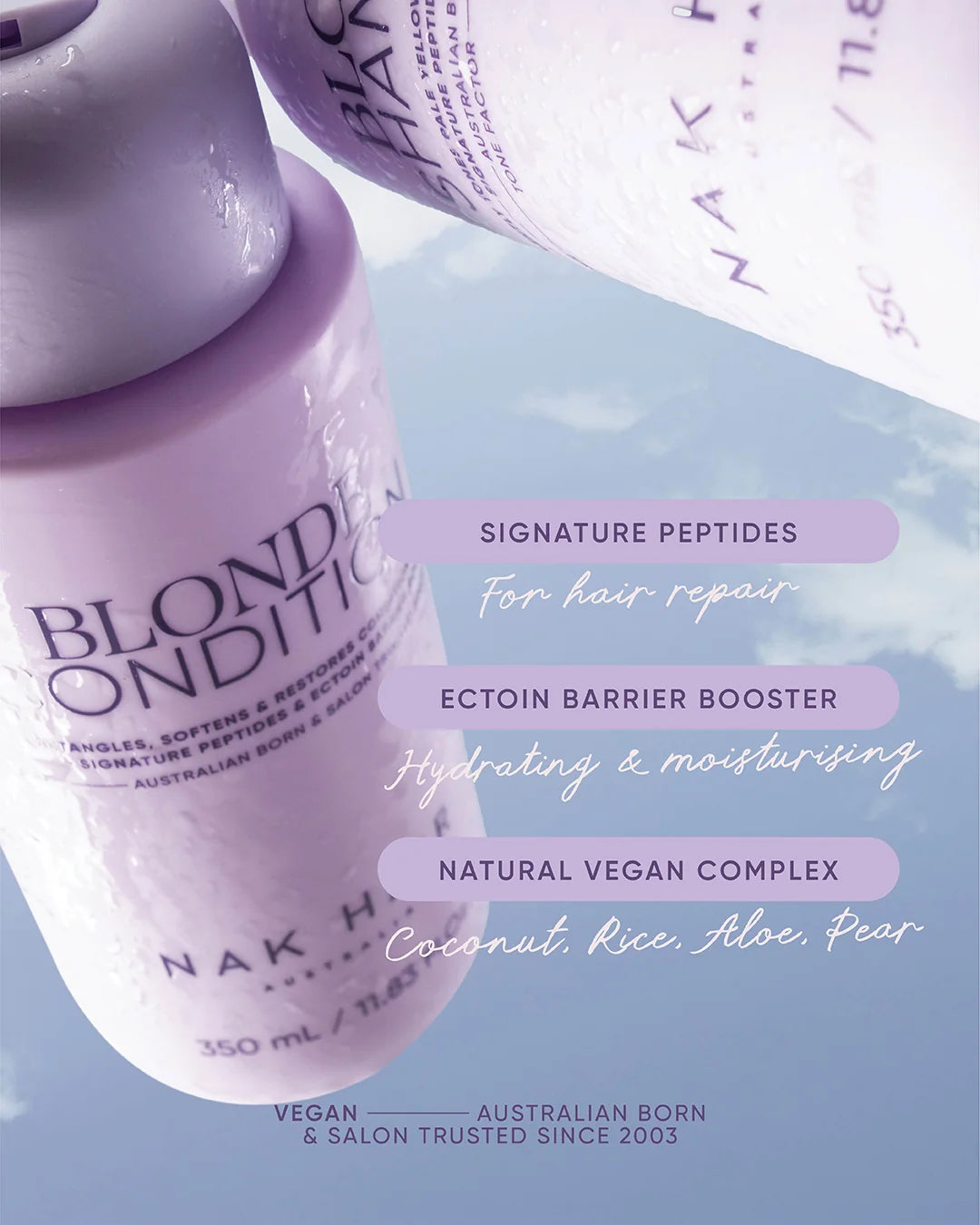 Nak Blonde Conditioner 1000ml (2pc)