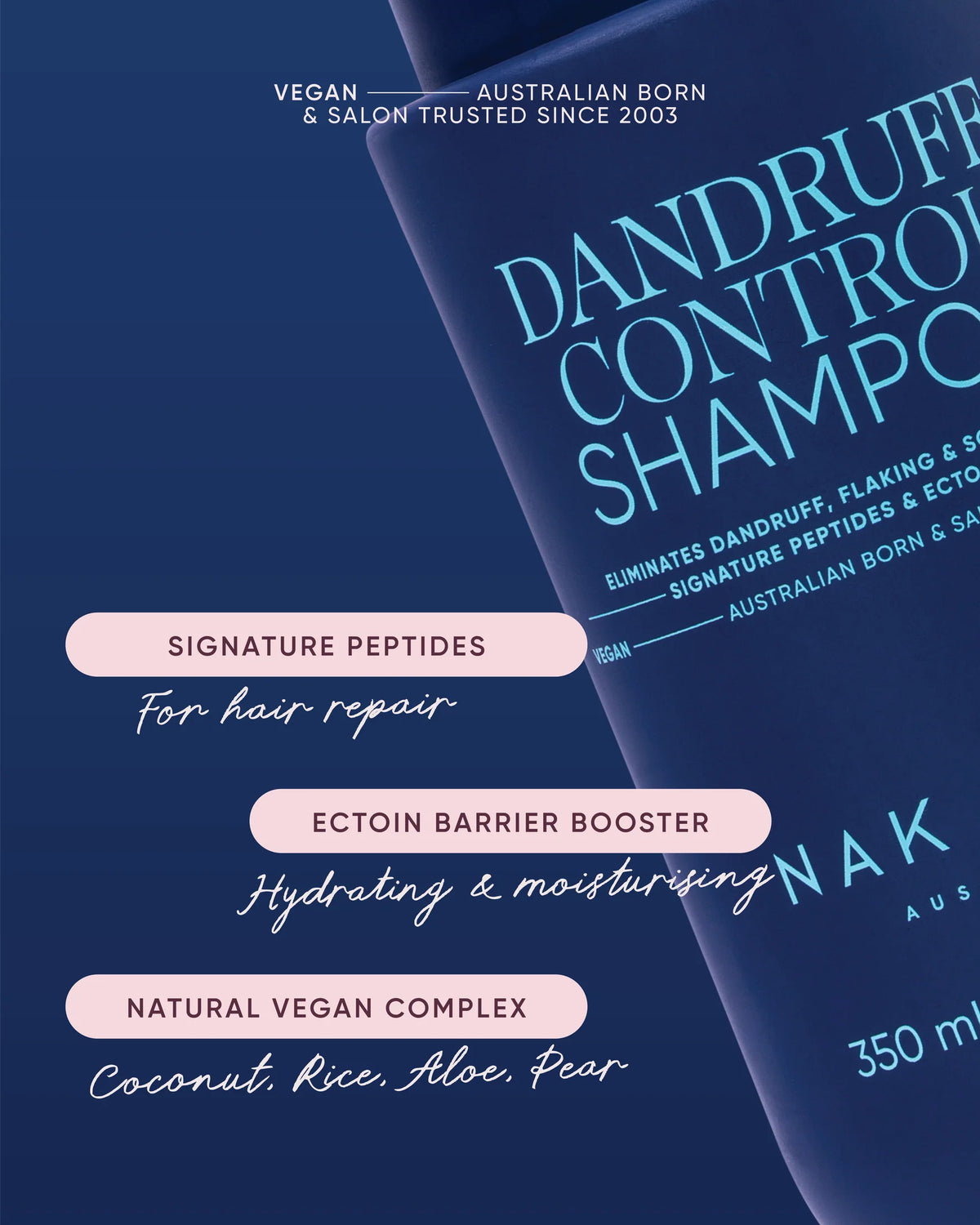 Nak Dandruff Control Shampoo and Hydrate Conditioner 350ml