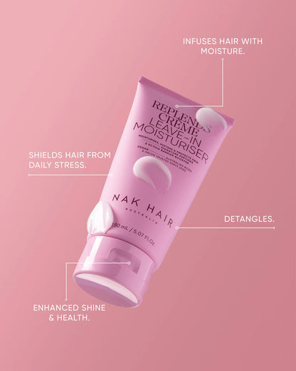 Nak Replends Creme Leave In Moisturiser 150ml (2pc)