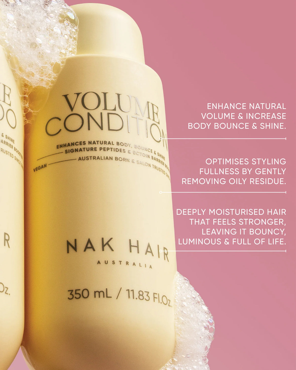 Nak Volume Shampoo and Conditioner 1000ml