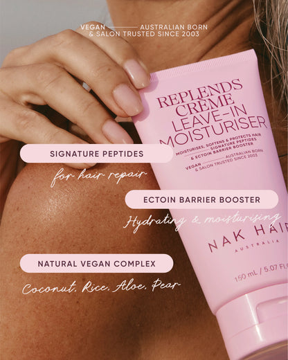 Nak Replends Creme Leave In Moisturiser 150ml (2pc)