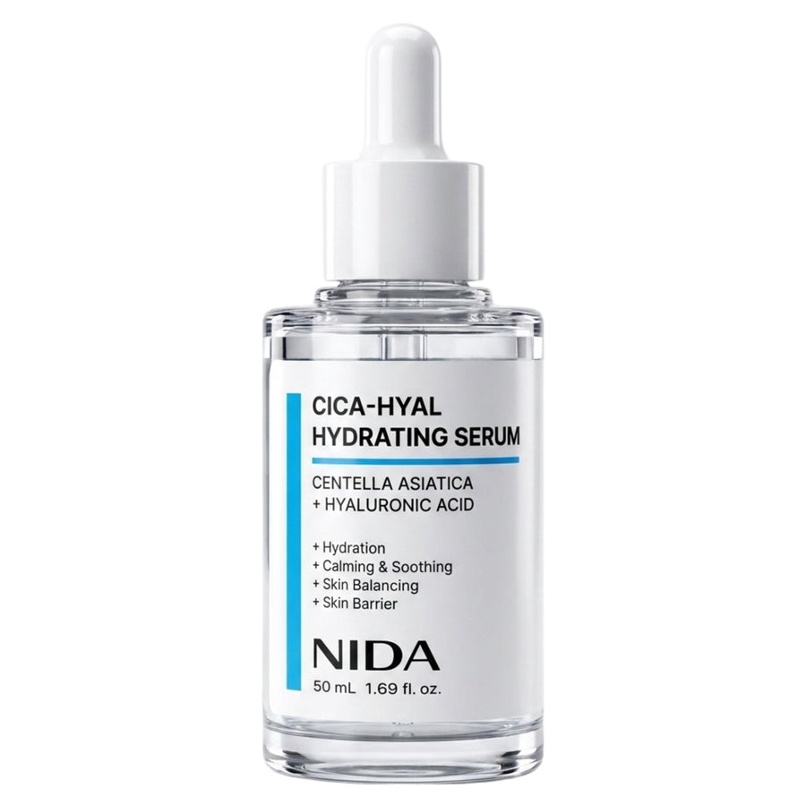 NIDA Centella Asiatica & Hyaluronic Acid Face Serum Korean Beauty 50ml 