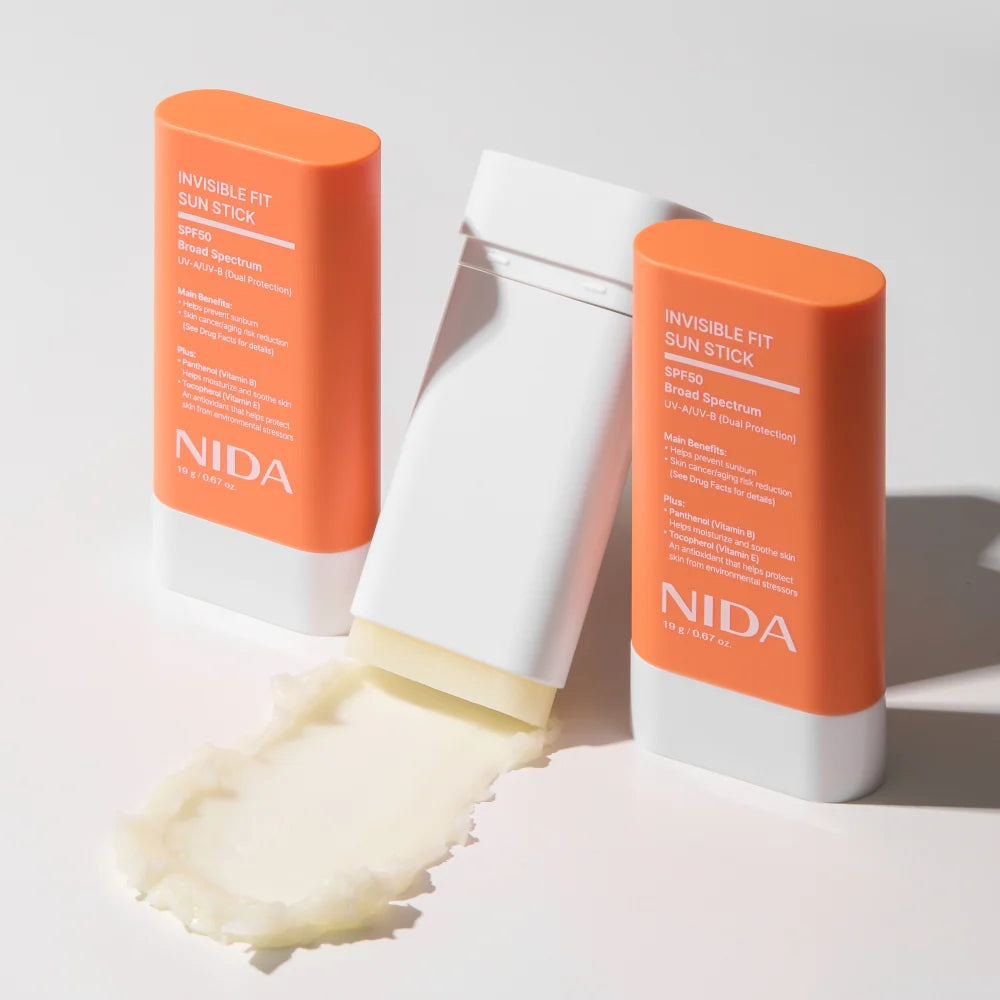 NIDA Invisible Fit Sun Stick SPF 50 Broad Spectrum Sunscreen 19g
