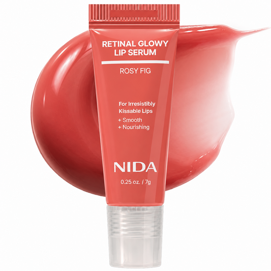 NIDA Retinal Glowy Lip Serum Rosy Fig Nourishing & Smoothing 7g