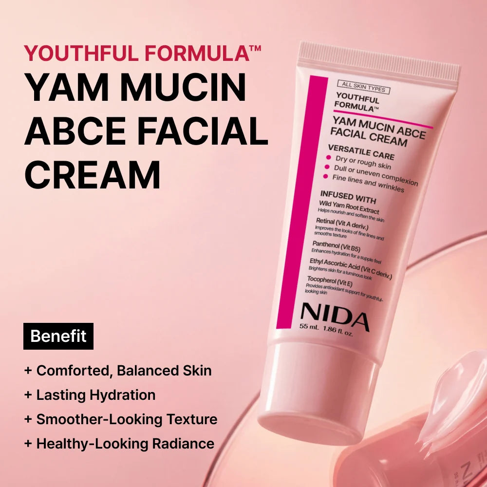 NIDA Yam Mucin Anti Aging Facial Cream 55ml