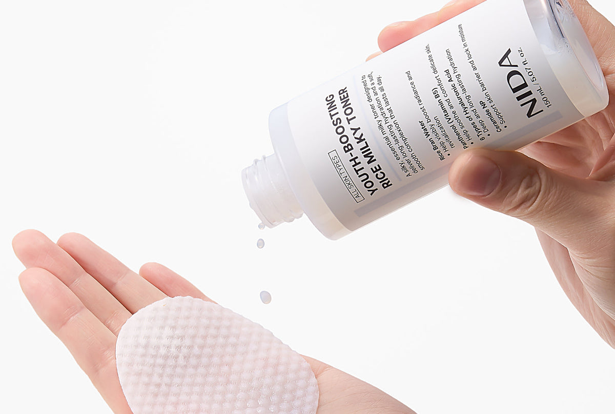 NIDA Youth Boosting Rice Milky Toner with Hyaluronic Acid & Ceramide 150ml
