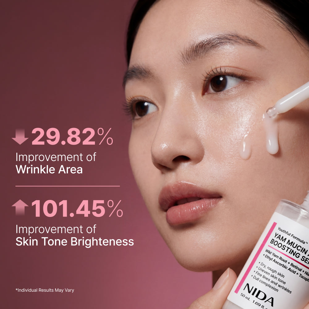 NIDA Youthful Formula Yam Mucin ABCE Boosting Serum Korean Beauty 50ml