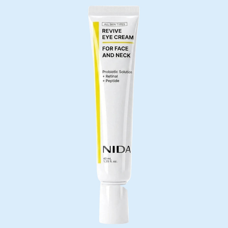 NIDA Revive Eye Cream For Face And Neck Retinal + Peptide Korean Beauty 40ml