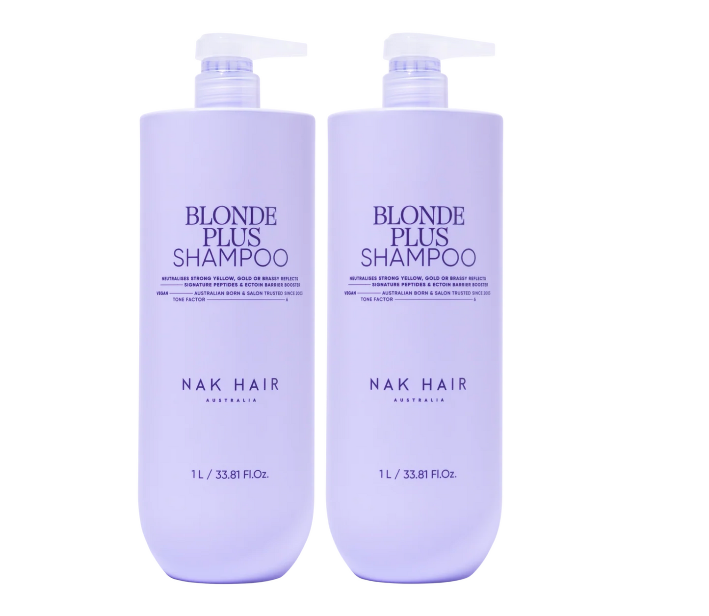 Nak Blonde Plus Shampoo 1000ml (2pc)