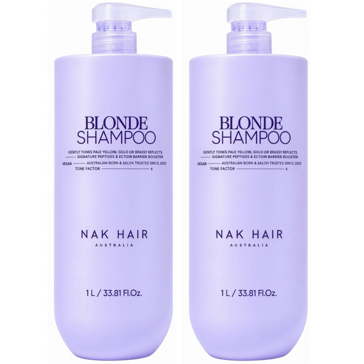 Nak Blonde Shampoo 1000ml (2pc)