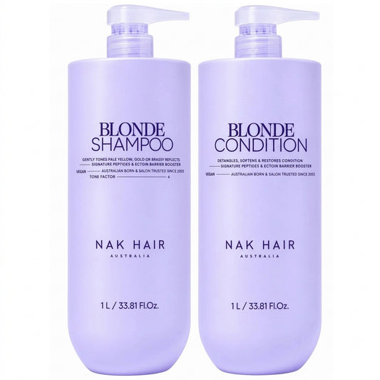 Nak Blonde Shampoo and Conditioner 1000ml