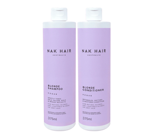 Nak Blonde Shampoo and Conditioner 375ml