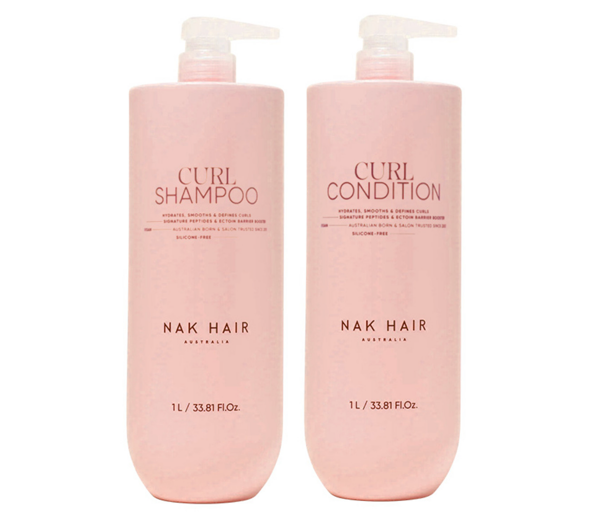 Nak Curl Shampoo and Conditioner 1000ml