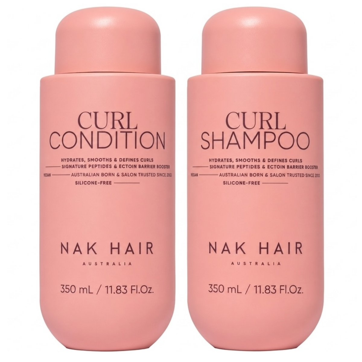 Nak Curl Shampoo and Conditioner 350ml