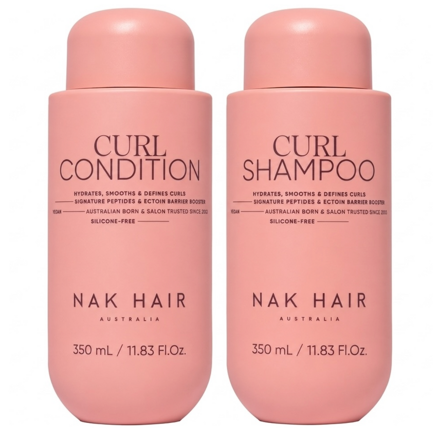 Nak Curl Shampoo and Conditioner 350ml