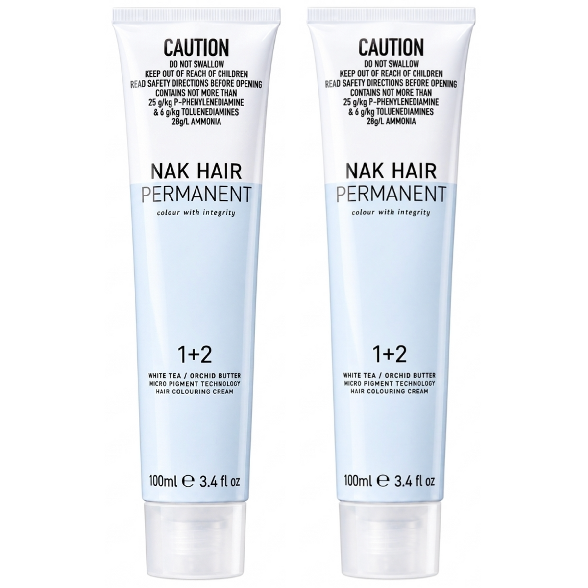 Nak Hair Permanent Colour 100ml (2pc)