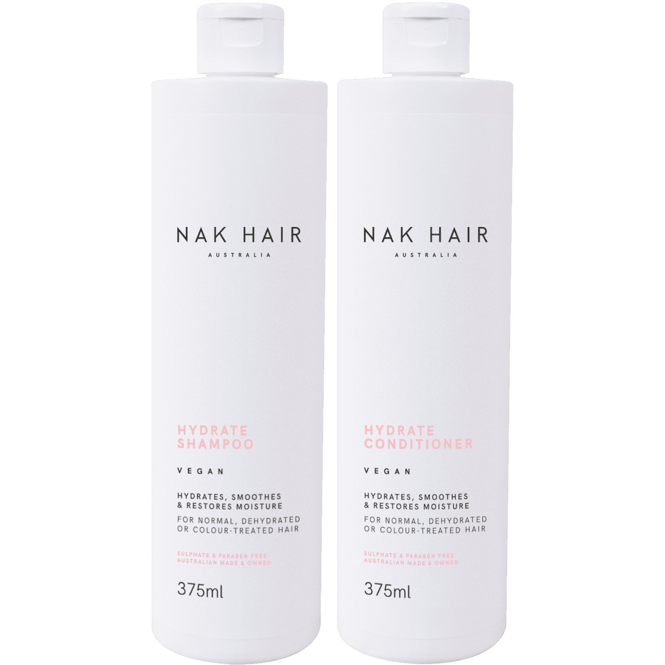 Nak Hydrate Shampoo and Conditioner 375ml