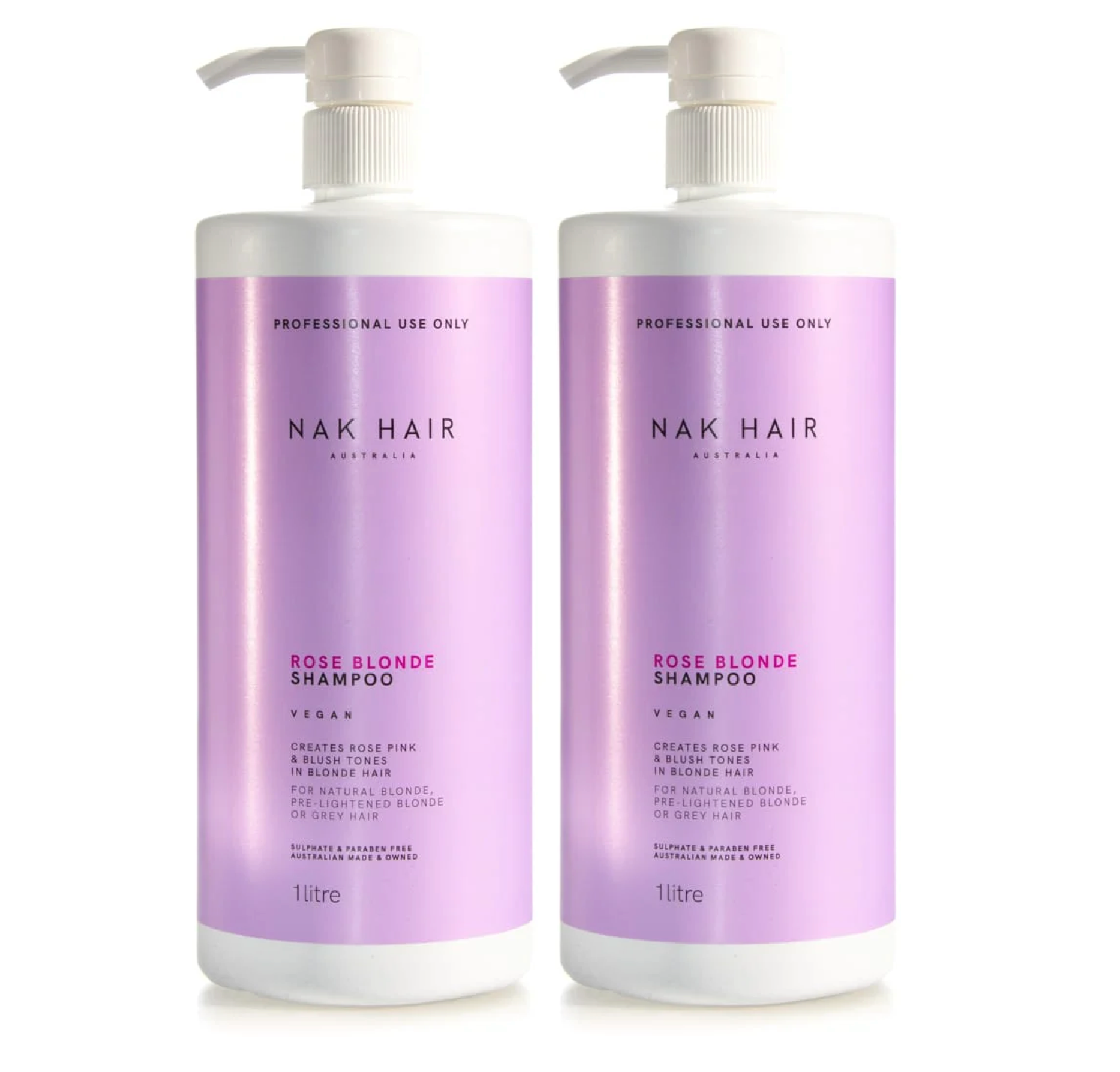 Nak Rose Blonde Shampoo 1000ml (2pc)
